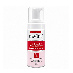 Shampoo De Cílios Eyelash Foam Cleanser 50ml Navina
