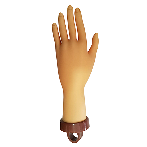 Mão de Silicone Manicure Moldável Encaixe