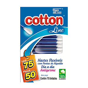 Hastes Flexíveis 75uni Cottonline