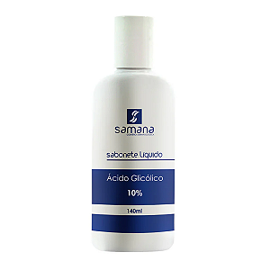 Sabonete Líquido Ácido Glicólico 10% 140ml Samana
