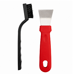 Escova Nylon e Espátula Para Limpeza