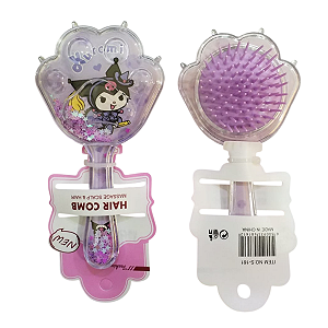 Escova Cabelo Kuromi Patinha Infantil