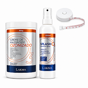 Kit Ozonizado Redução Celulite Gordura Lakma Brinde Fita Métrica