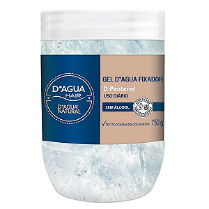 Gel Dagua Hair Fixador Cabelos 750g D'agua Natural