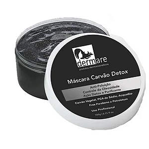 Máscara Carvão Ativado Detox Dermare Val 02/27