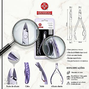 ALICATE 722 INOX MUNDIAL ( AFIADO - PRONTO PRA USO)