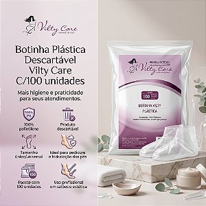 BOTINHA DESCARTÁVEL VILTY CARE C/100