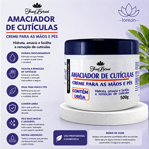 CREME AMOLECEDOR DE CUTICULA JEAN BRYAN 500G