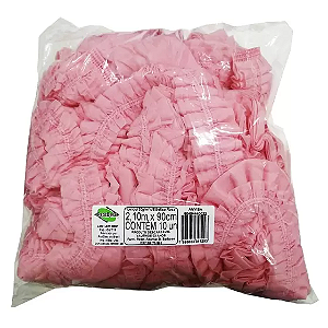 LENÇOL ELAST. ROSA PROTDESC PCT/10