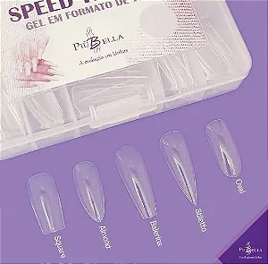 SPEED TIPS GEL PIU BELLA C/120