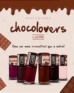 COLEÇÃO ESMALTE LACRE CHOCOLOVERS 10ML