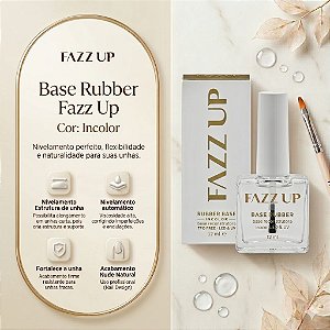 BASE RUBBER RECONSTRUTORA INCOLOR FAZZ UP 12ML