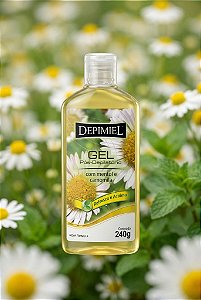 GEL PÓS-DEPILATÓRIO DEPIMIEL COM MENTOL E CAMOMILA 240G