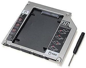 Adaptador  Para Hd Ou Ssd Notebook Drive Caddy 9,5mm Sata