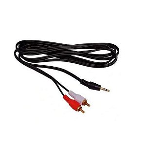 Cabo Auxiliar P2 Macho X Rca Macho Audio 1,4 m