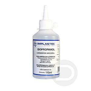 Alcool Isopropilico 110ml Implastec