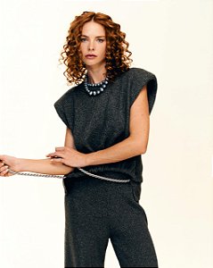 COLETE TRICOT  ROMA CINZA