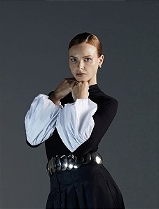 Blusa Bolonha PRETA