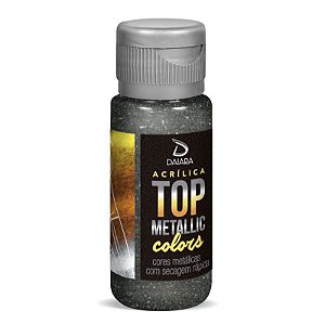 Tinta Acrílica Top Metallic Colors 60ml - 230 Grafite