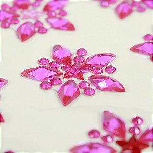 Adesivo de Acrílico - Estrelas Pink