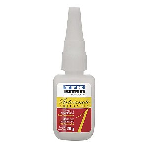 Adesivo Instantâneo de Baixa Viscosidade N1 Tekbond 20g