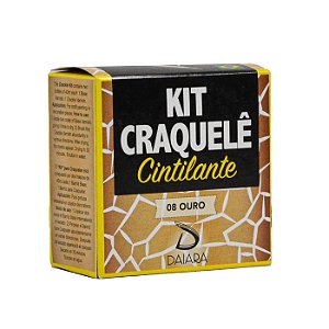 Kit Craquelê Cintilante 40 ml - Daiara