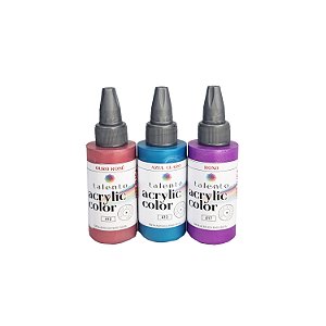 Tinta para Modelismo Acrylic Color 30ml - Metálica - unidade