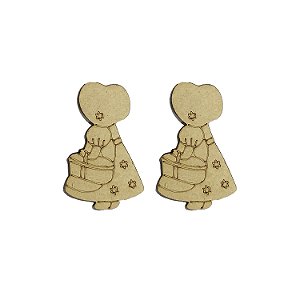 Aplique de MDF Sunbonnet 5 cm