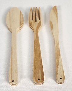 Aplique em Pinus Talheres - unidade