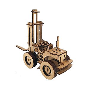 Empilhadeira Miniatura em MDF 3D.