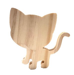 Aplique Gato 7cm Pinus