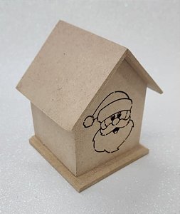 Casinha de MDF Natal Vazada