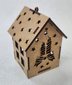Casinha de MDF Velas c/Laço