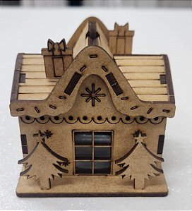 Mini Casinha de MDF Pinheiro