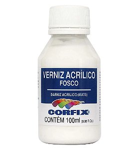 Verniz Acrílico Fosco 100ml Corfix