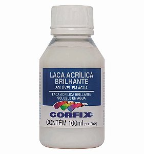 Laca Acrílica Brilhante 100ml Corfix