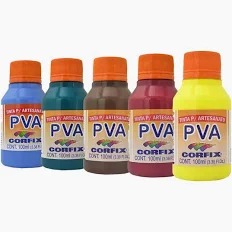 Tinta PVA 100ml Corfix - Unidade
