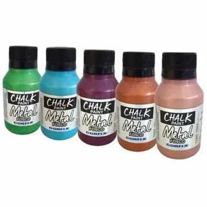 Tinta Chalk Metálica 100ml Corfix - Unidade