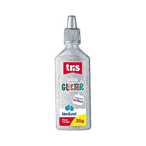 Cola Glitter 35G Tris - Cor Prata