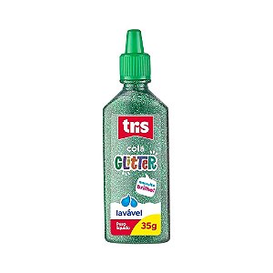 Cola Glitter 35G Tris - Cor Verde
