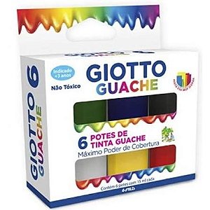 Tinta Guache c/6un 15ml Giotto