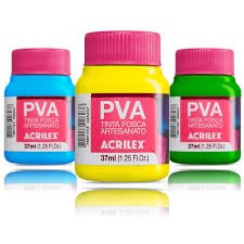 Tinta PVA Fosca 37ml Acrilex - Unidade