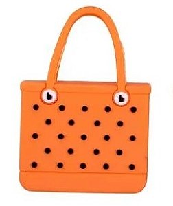 Pingente Bolsa de Praia 2.5x4cm Emborrachado