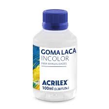 Goma Laca Incolor 100ml Acrilex