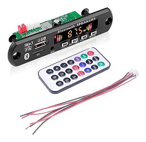 Placa Decodificadora Amplificada 50w 2x25w Usb Bluetooth P2