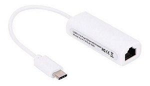 Cabo Adaptador Type-c Usb 3.1 Para Rede Ethernet Rj45 10/100