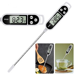 Termômetro Culinário Digital Espeto Alimento Bebida Cozinha