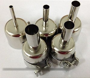 Kit 5 Bicos Para Soprador De Estação De Solda Ar Quente