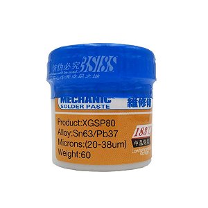 Solda Estanho Em Pasta Bga Smd Smt Mechanic Xg-80