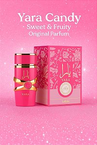 Perfume Arabe Lattafa Yara Candy Perfume Arabe Fragrância Doce Edp 100ml - Feminino